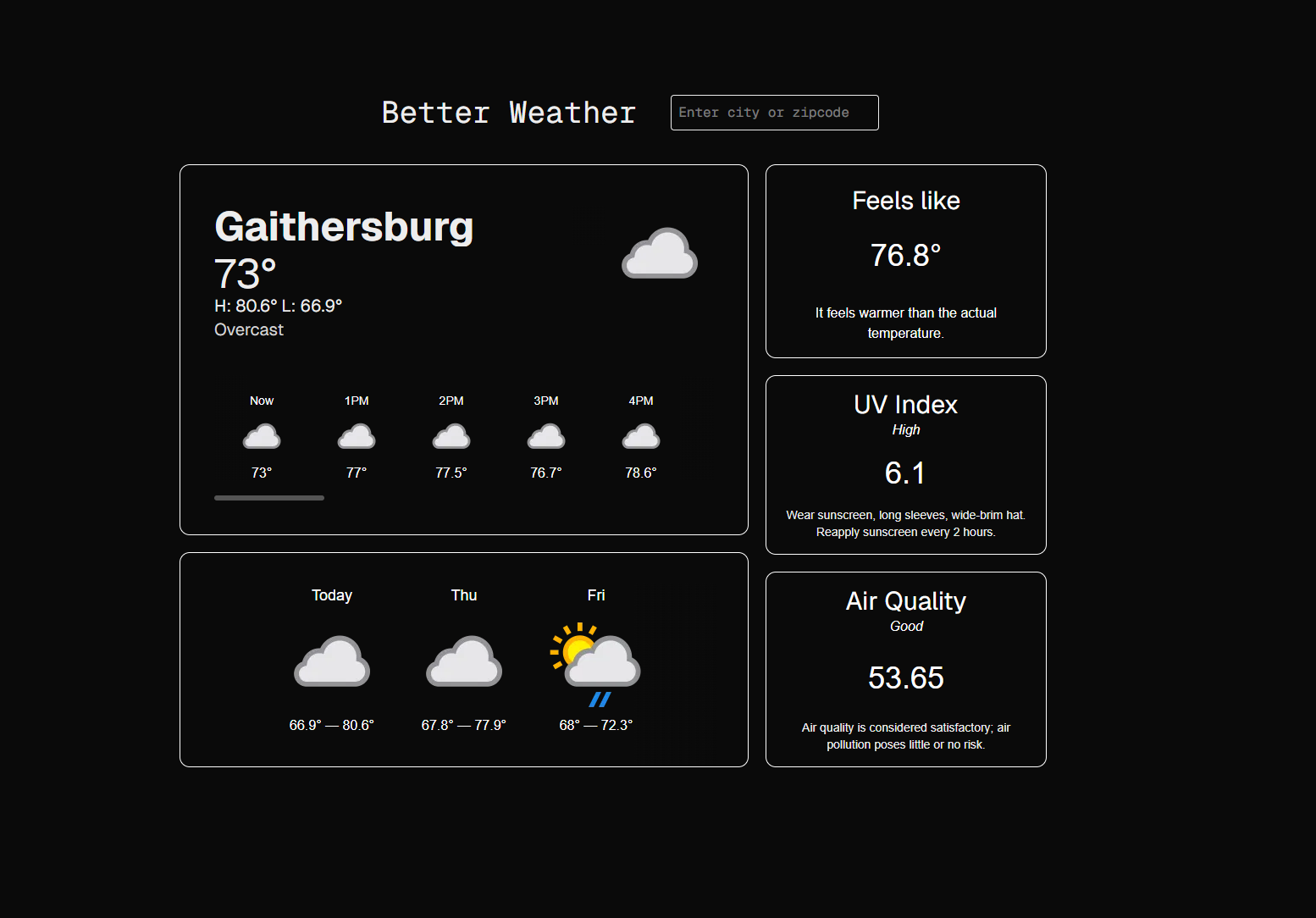 Better Weather